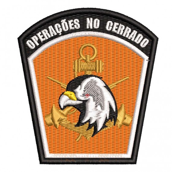 Patch Bordado Operações no Cerrado
