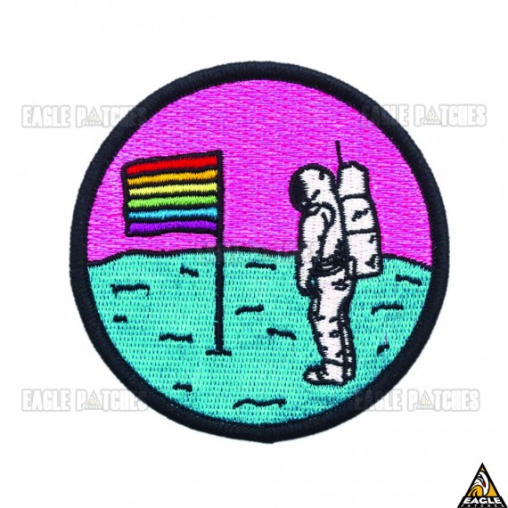 Patch Bordado Bandeira da Lua LGPTQ+