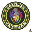 Patch Bordado Brazilian Veteran | Veterano brasileiro