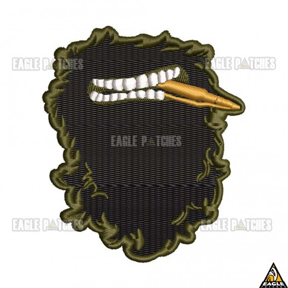 Patch Bordado Bearded Mouth