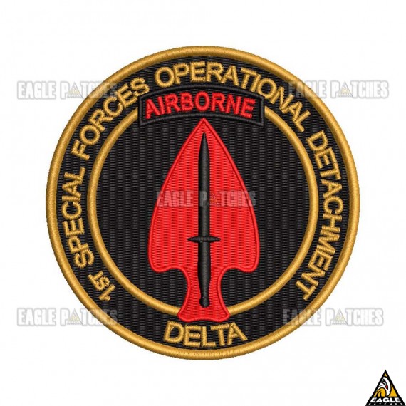 Patch Bordado 1st Special Forces Operational Detachment Delta Force AIRBORNE