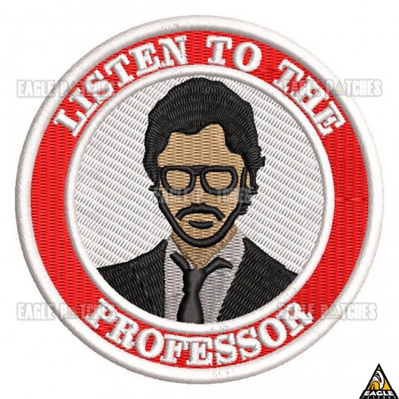 Patch Bordado LISTEN TO THE PROFESSOR