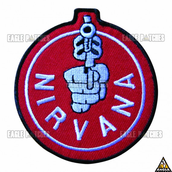 Patch Bordado Nirvana Pistol