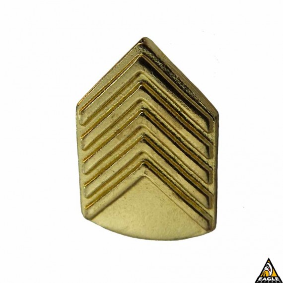 Divisa de Metal 1° Sargento 2 x 1,5 cm