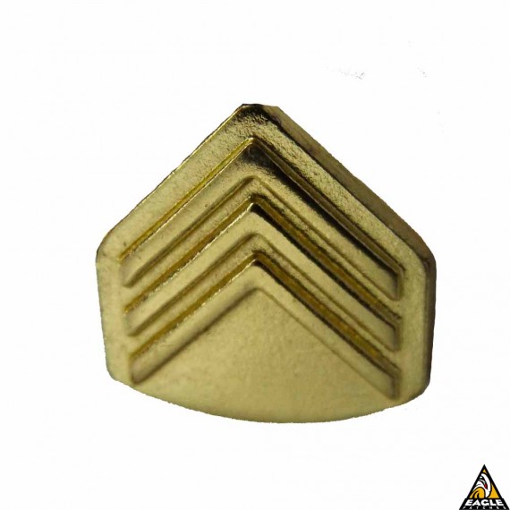 Divisa de Metal 3° Sargento 1,5 x 1,5 cm