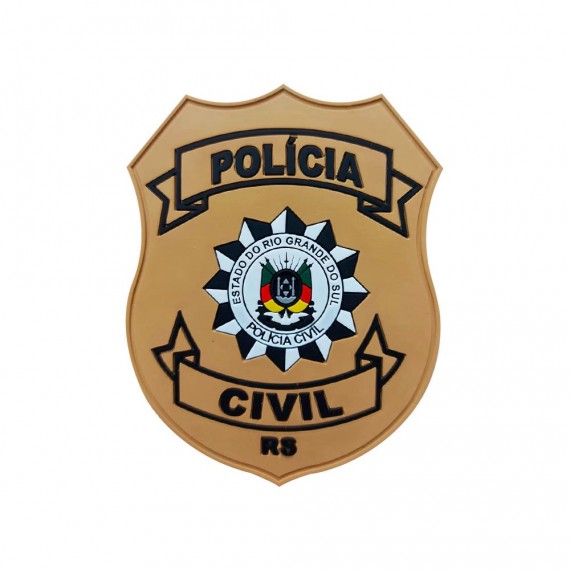 Patch Emborrachado Polícia Civil RS