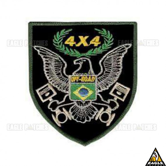 Patch Bordado 4x4 - Brasil