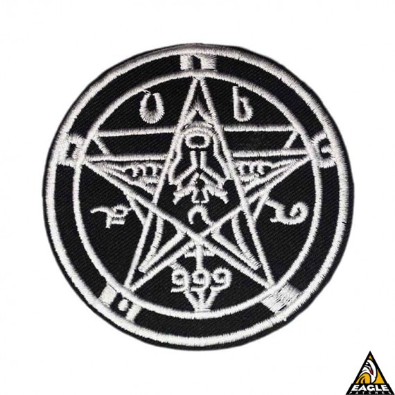 Patch Bordado 666 Demonic Goat Pentagram