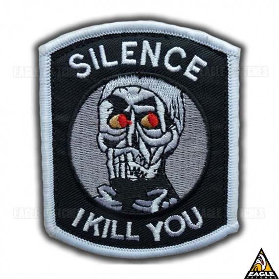 Patch Bordado Achmed - Silence I Kill You