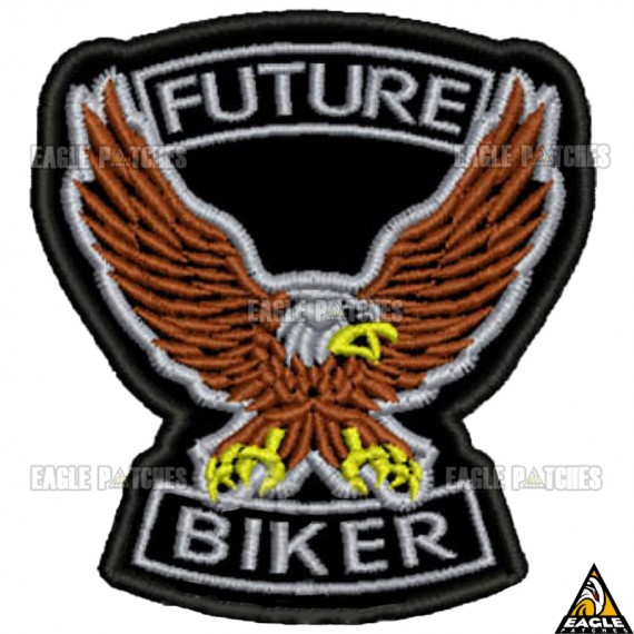 Patch bordado águia future biker