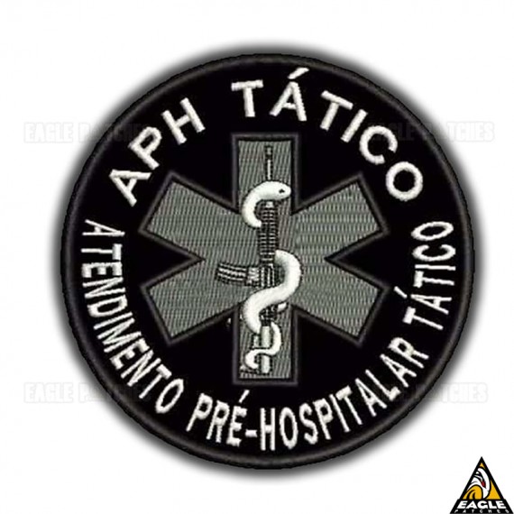 Patch Bordado APH Tático - Atendimento Pré Hospitalar