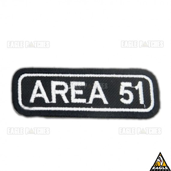 Patch Bordado Área 51