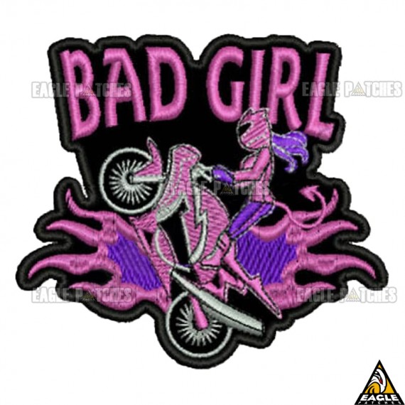 Patch bordado Bad Girl 12x12