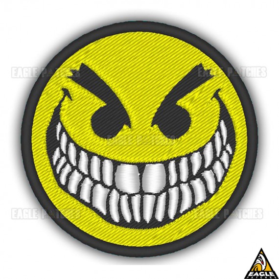 Patch Bordado Bad Smille