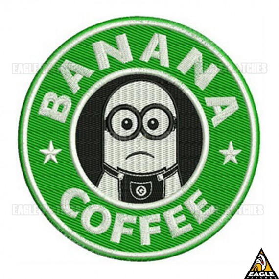 Patch Bordado Banana Coffee | Minion