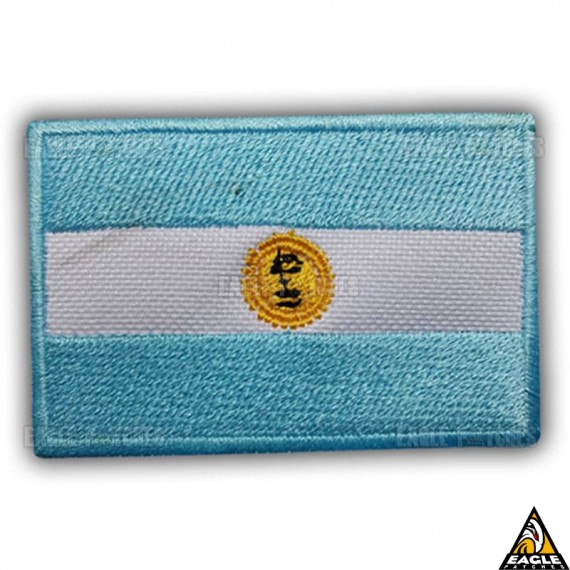 Patch Bordado Bandeira Argentina