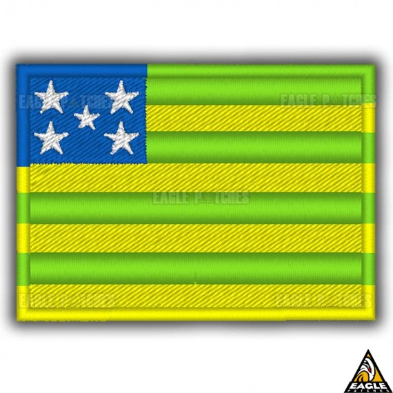 Patch Bordado Bandeira de Goias