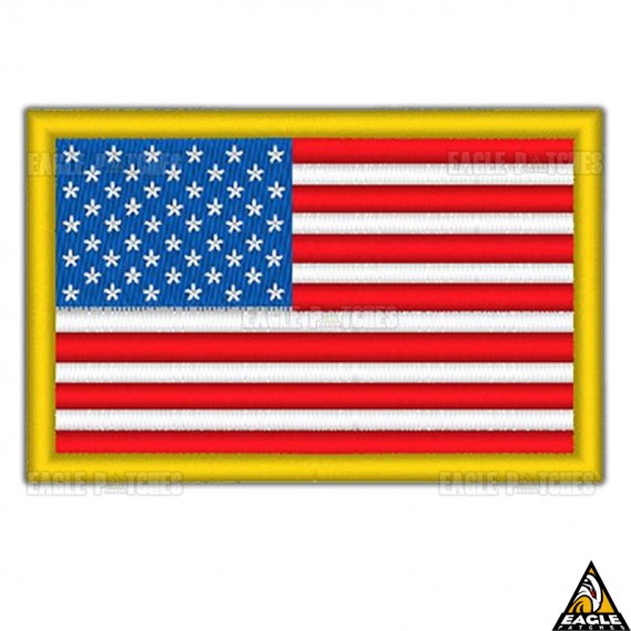 Patch Bordado Bandeira EUA Tática