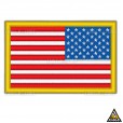 Patch Bordado Bandeira EUA Tática Invertida