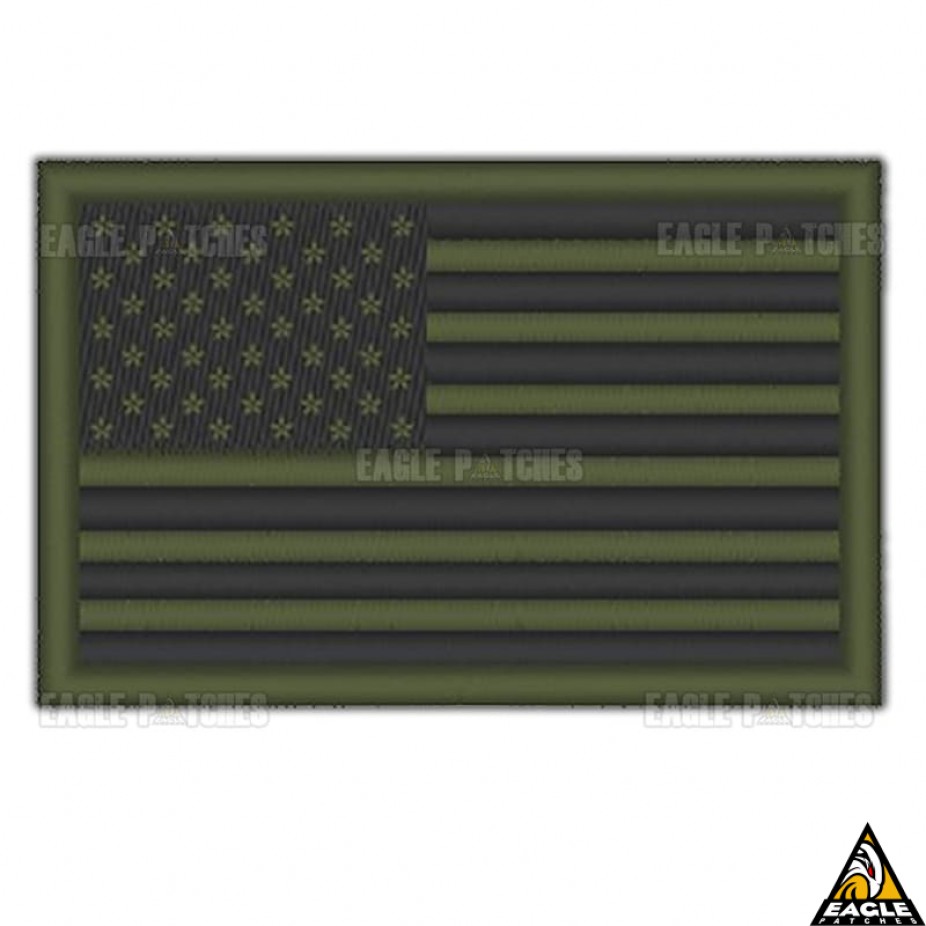 Patch Bordado Bandeira EUA Tática