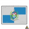 Patch Bordado Bandeira Rio de Janeiro - RJ