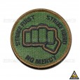 Patch Bordado Bata Primeiro, Bata forte, Sem Piedade