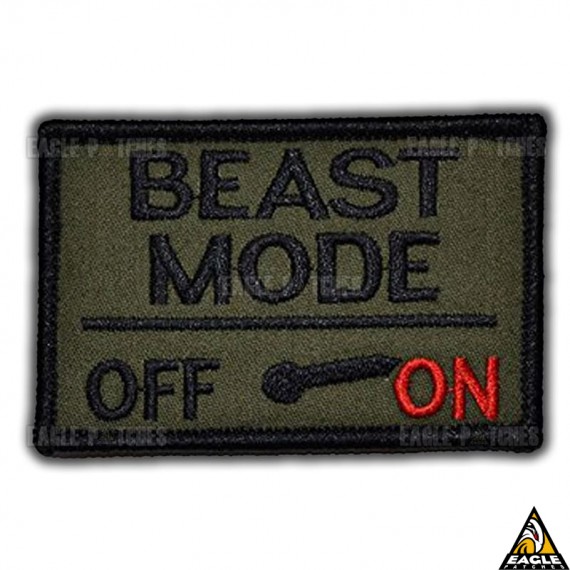 Patch Bordado Beast Mode ON