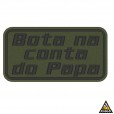 Patch Bordado Bota na Conta do Papa