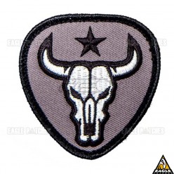 Patch Bordado Bull Skull