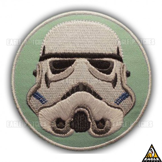 Patch Bordado Capacete Stormtrooper