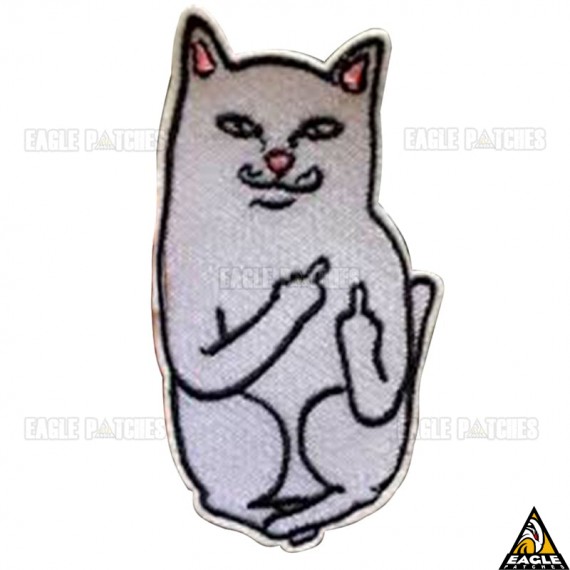 Patch Bordado Cat - Middle Finger