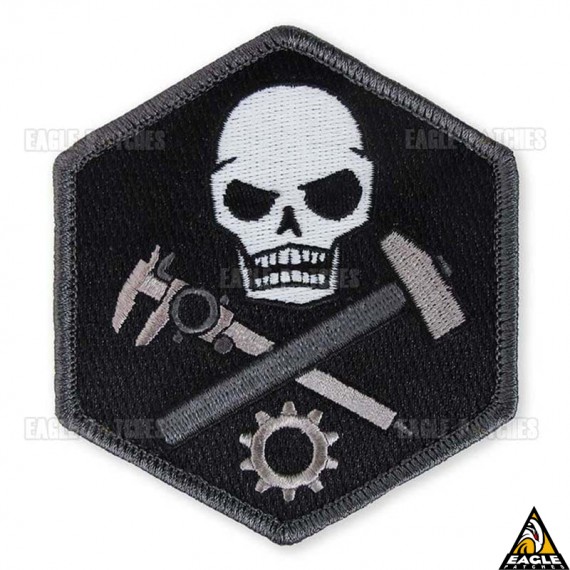 Patch Bordado Caveira - Armeiro