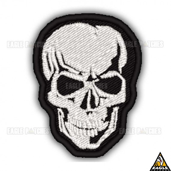 Patch Bordado Caveira