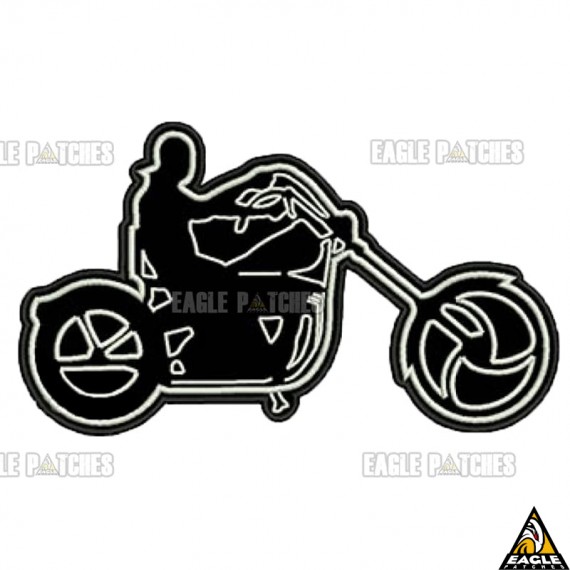 Patch Bordado Chopper Biker