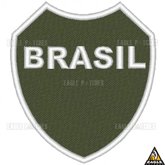 Patch Bordado Coração do Brasil - FEB