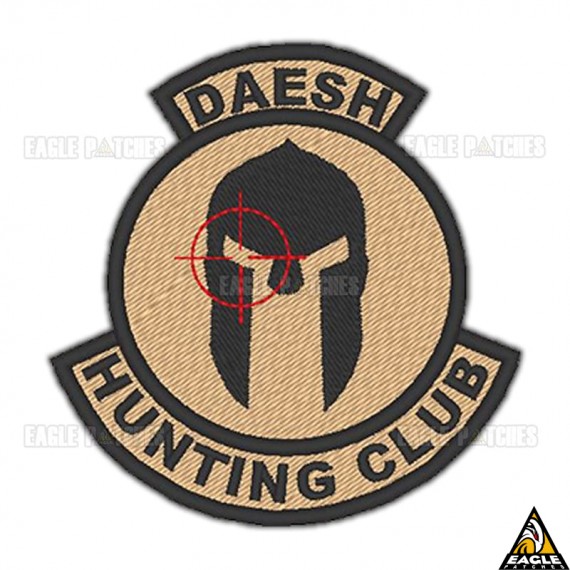 Patch Bordado Daesh Hunting Club