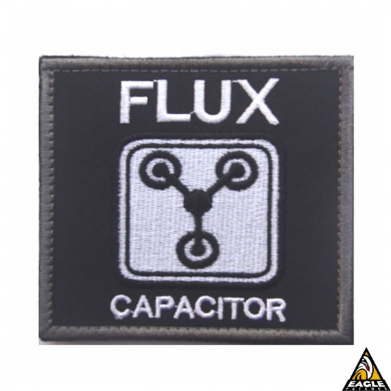 Patch Bordado De Volta Para o Futuro - Flux Capacitor