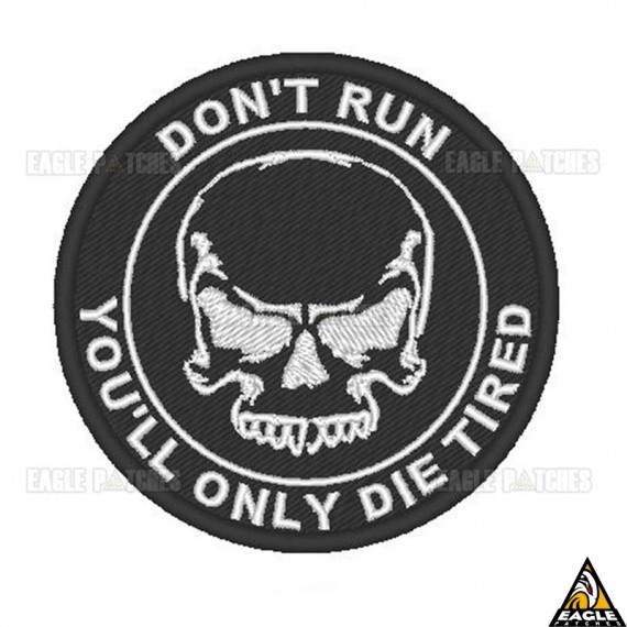 Patch Bordado Don´t Run