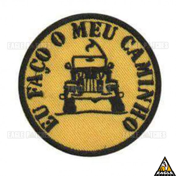 Patch bordado Eu Faço o Meu Caminho