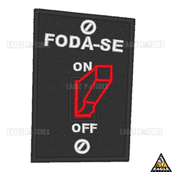 Patch Bordado Foda-se Modo On