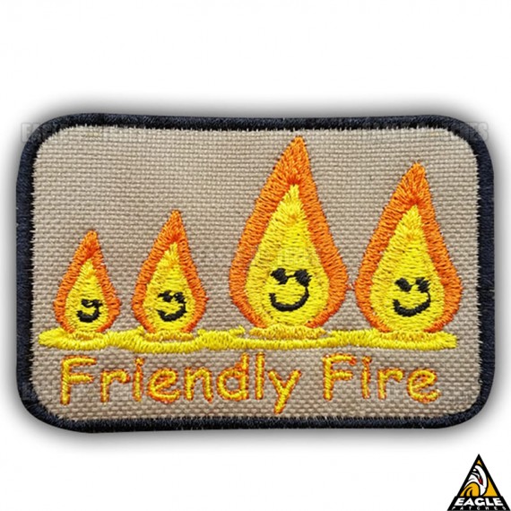 Patch Bordado Friendly Fire