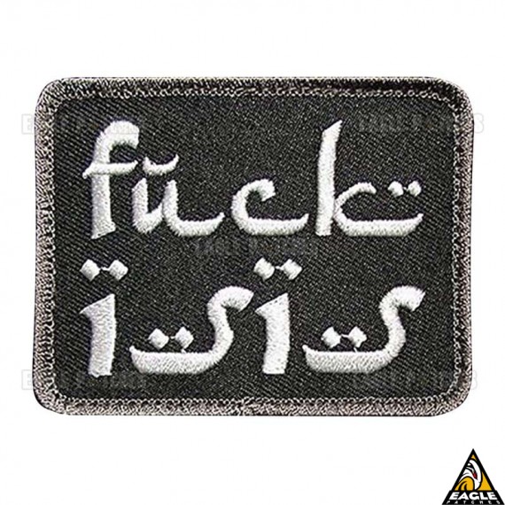 Patch Bordado Fuck ISIS