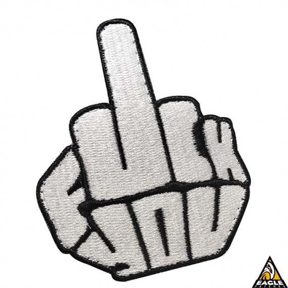 Patch Bordado Fuck you - With Middle Finger