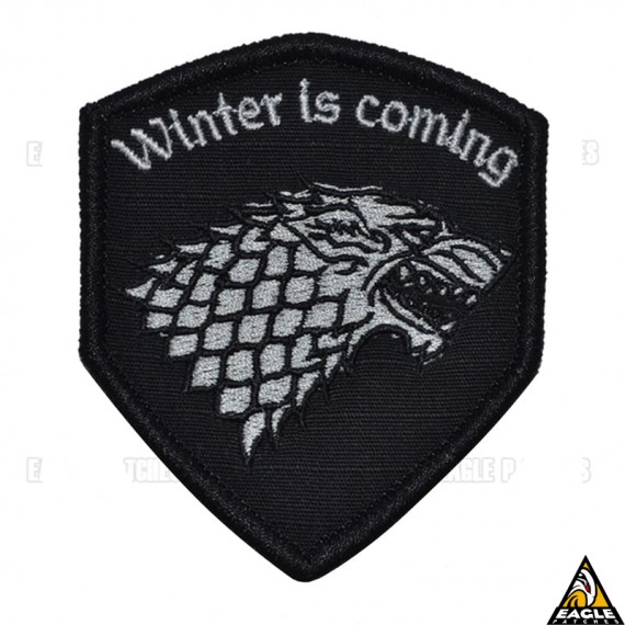 Patch bordado Game of Thrones - Winter is Coming