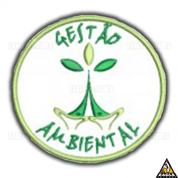 Patch Bordado Profissões - Gestão Ambiental
