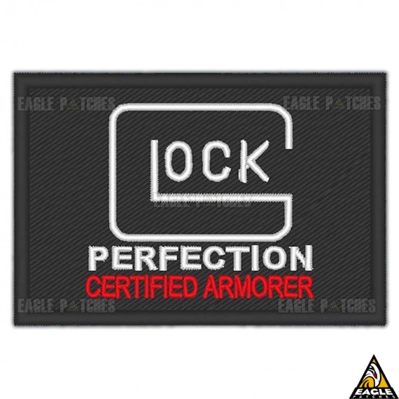 Patch Bordado Glock - Certified Armorer