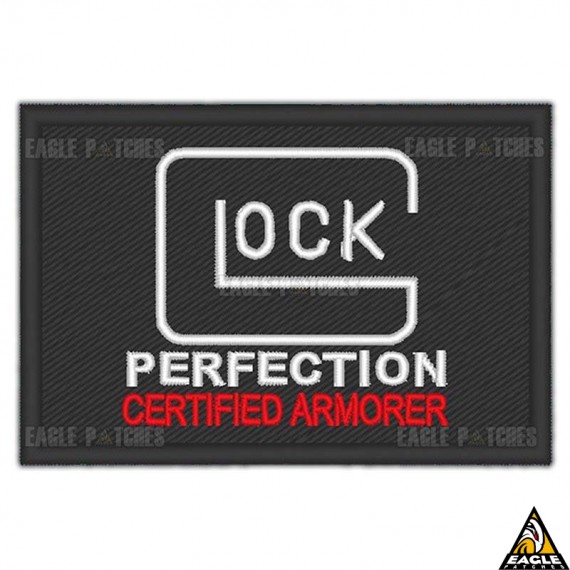 Patch Bordado Glock - Certified Armorer