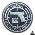 Patch Bordado Glock Safe Action