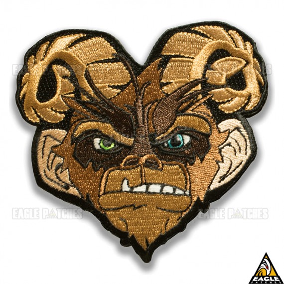 Patch Bordado Goat Monkey