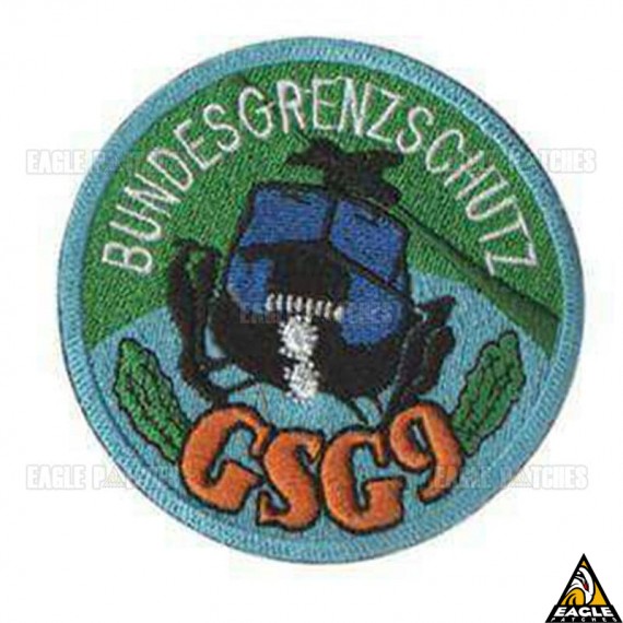 Patch bordado GSG9 - BUNDESGRENZSCHITZ